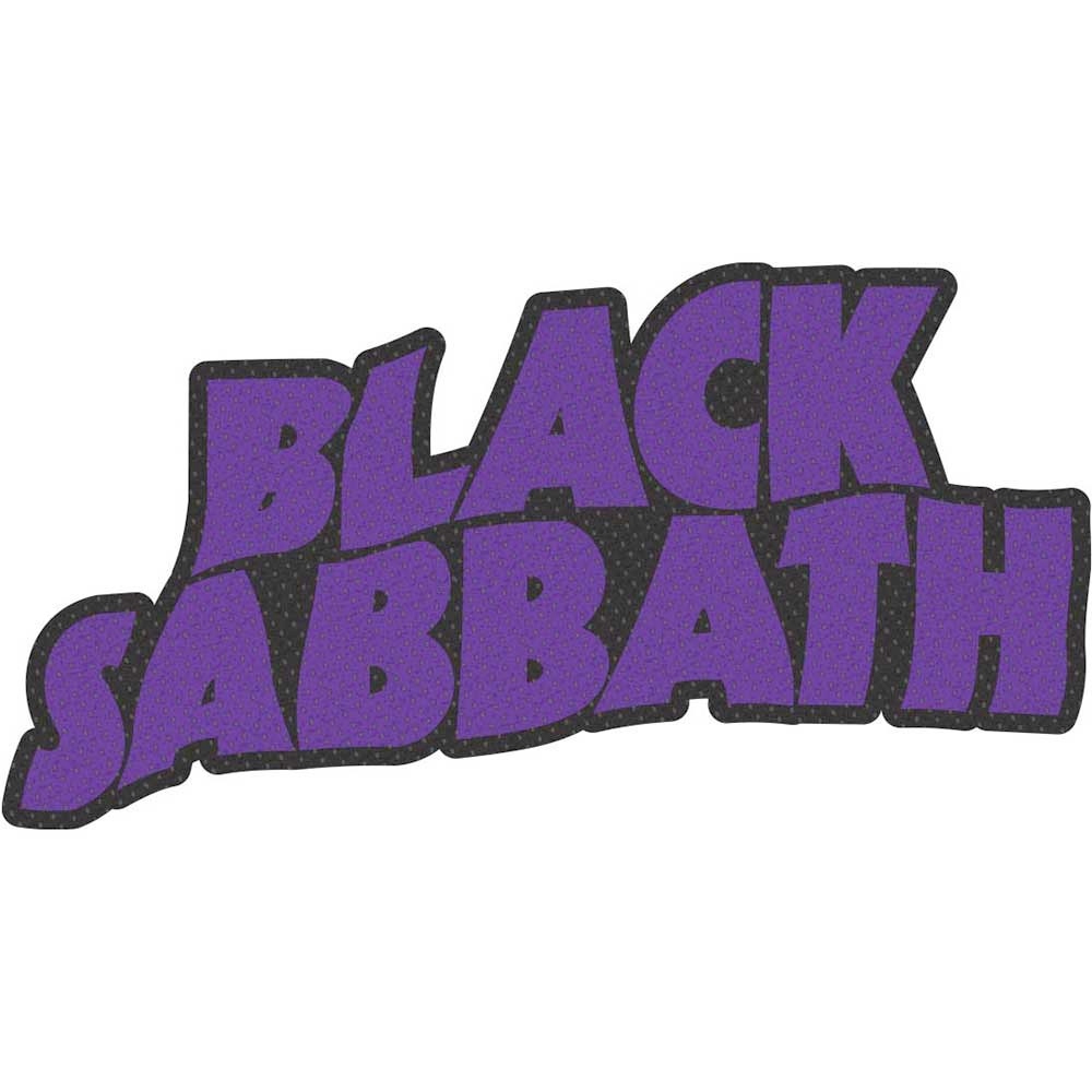 Black Sabbath - Logo Cut Out Patch - Lila